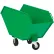 Valley Craft® Steel Waste & Chip Truck 2/5 Cu. Yd. Capacity 1500 lb. Capacity, Green