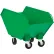 Valley Craft® Steel Waste & Chip Truck, 2/3 Cu. Yd. Capacity 2000 lb. Capacity, Green