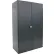 Valley Craft Flush Door Industrial Electronic Locking Cabinet, All-Welded, 36"W x 24"D x 78"H, Gray