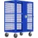 Valley CraftĀ® Security Cart with 2 Adjustable Shelves, 2000 lb. Cap., 63"L x 30"W x 66"H, Blue