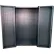 Valley Craft® Deep Door Storage Bin Cabinet, Fully Louvered, All-Welded, 48"W x 24"D x78"H,Gray