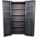Valley Craft® Deep Door Storage Bin Cabinet, All-Welded, 36"W x 24"D x 78"H, Gray