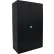 Valley Craft Flush Door Deluxe Electronic Locking Cabinet, All-Welded, 36"W x 24"D x 78"H, Black