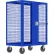 Valley CraftĀ® Security Cart, 51"L x 30"W x 66"H, 2000 lb. Cap., Blue