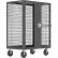Valley Craft® Security Truck with 2 Rigid & 2 Locking Swivel Casters, 63"L x 30"W x 66"H, Gray