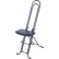 Vestil™ Steel Height Ergonomic Worker Chair, 18"-31-7/8" Seat Height, Black