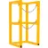 Vestil™ Steel Cylinder Barricade Rack, 16-1/2"W x 16-1/2"D x 32"H, 1 Cylinder Capacity, Yellow
