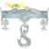 Vestil™ Double Swivel Hoist Optioning Hook with Latch, 10000 lb. Capacity