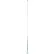 Vestil™ Stainless Steel Flagpole, Includes Rope, Rope Cleat & Top Pulley, 25'H, Silver
