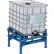 IBC Tilt Stand with Fork Pockets and Adjustable Legs - 4400 Lb. Capacity