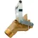 Vestil™ Brass Jumbo Manual Drum Faucet, 2" Bung