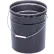 Vestil™ Steel Open Head Pail, 5 Gallon Capacity, Black