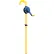 Vestil™ Polyphenylene Sulfide Manual Rotary Drum Pump, 2" Bung, Yellow