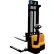 Vestil Fully Powered Double Mast Stacker S-118-AA-DM with Adj. Forks/Straddle Legs - 2200 Lb. Cap