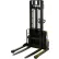 Vestil™ Steel Adjustable Double Mast Stacker, Variable Speed, 118" Lift, 2200 lb. Capacity