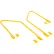 Vestil™ Retro Fit Handrail Kit For 3 Step Poly Stool Models,27-9/16"Lx4-3/16"Wx64-1/16"H,Yellow