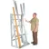 Vestil™ Vertical Floor Mounted Rack, 3 Bays, 2000 lb. Cap., 36-15/16"W x 24-13/16"D x 70-3/4"H