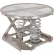 Vestil™ Stainless Steel Open Manual Carousel Top Spring Scissor Table, 4500 Lb. Cap., Silver