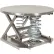 Vestil™ Stainless Steel Solid Manual Carousel Top Spring Scissor Table, 4500 Lb. Cap., Silver