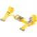 Vestil™ Polyester Ratcheting Cargo Strap with E-Clip, 1335 lb. Capacity, 2" x 12', Yellow