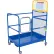 Vestil™ Steel Work Platform with Poly Casters, 1000 lb. Capacity, 50-15/16"L x 36"W, Blue