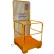 Vestil™ Steel Fold Down Work Platform with 84" Expanded Back, 600 lb. Cap., 38"L x 38"W, Yellow