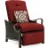 Hanover Ventura Outdoor Luxury Recliner, Crimson Red