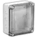 Vynckier Vm553ctk Vm 5" X 5" X 3" Non-Metallic Enclosure, Transparent Cover, Knockouts - Min Qty 4