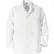 Red Kap® Gripper-Front Short Butcher Coat, W/Pockets, White, Polyester/Cotton, M