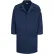 Bulwark® Unisex Concealed Snap Front Lab Coat, Navy, Cotton/Nylon, 2XL
