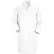 Red Kap® Women's Button Front Lab Coat, White, Poly/Combed Cotton, 4XL