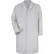 Red Kap® Men's Lab Coat, Light Gray, Poly/Combed Cotton, 42"