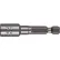 Vega 1/4" Non-Magnetic Bit Holder with C-Ring x 2-1/8", S2 Steel, Gunmetal Gray