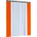 Shaver Industries Standard Strip Door, Smooth PVC, 0.08" Thick, 3'W x 7'H, Clear