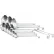 Vollrath® Economy Two Piece Ladles, Stainless Steel, 6 Oz. Cap., 15"L, Silver, Pack of 12 - Pkg Qty 12