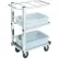 Vollrath® Cantilever Bussing Cart, 97186, 3-Shelf, Chrome