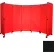 Portable Mobile Room Divider, MP10S (4') Black