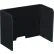 Versare SoundSorb™ Tri-Fold Acoustical Desktop Privacy Panel, 1'6" x 2', Black