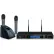 Technical Pro Professional UHF Dual Rechargeable Wireless Microphone System, WMR20