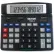 Victor® 12-Digit Desktop Calculator, 12004, Dual Power, 7-1/4" X 6-3/8" X 1/2", Black