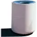 Concrete Waste Receptacle W/Black Aluminum Funnel Top - 26" Dia x 33" Gray/Tan