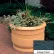 Wausau WS4026 Round Outdoor Planter - Weatherstone Charcoal 36x24