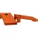 Wausau Tile® Concrete Cornhole Bag Toss Game, Brick Red