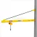 Gorbel® HD Wall Bracket Jib Crane, 10' Span & 200° Rotation, 1000 Lb Capacity