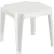 Grosfillex® Stacking Outdoor End Table - White - Pkg Qty 30