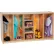 Wood Designs™ Tip-Me-Not® 4 Section Locker, 54"W x 16"D x 30"H, Brown, Assembled