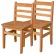 Wood Designs™ 16" Seat Height Hardwood Chair, Carton of Two