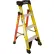 Werner 4' Fiberglass Leansafe Ladder w/ Plastic Tool Tray, 375 lb. Capacity - L7304