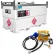 Western Global® TransCube 552 Gallon Double Walled Diesel Storage Tank, 115V/12 GPM Pump Kit