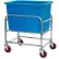 Winholt Aluminum Bulk Mover 6 Bushel 30-6-A/BL with Blue Tub, 33"L x 24"W x 36"H